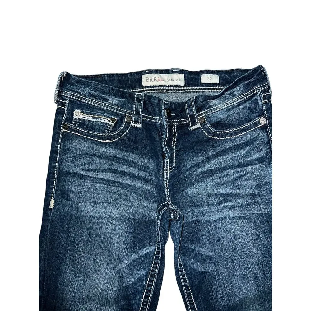 BKE Denim Sabrina Capris Size 32